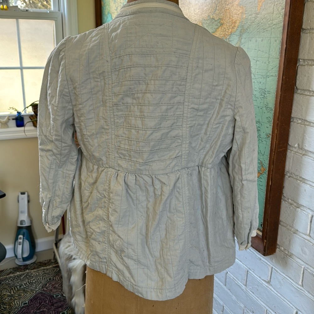 Marc Jacob blue jacket eyelet trim